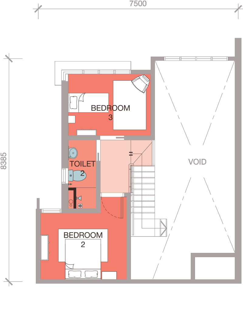 Floor Plan Maju Kuala Lumpur Upper Floor Plan
